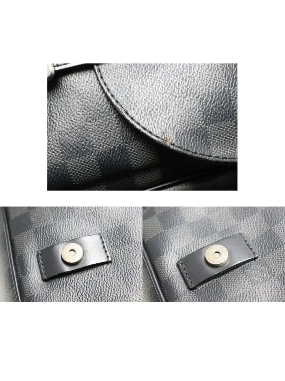 Louis Vuitton Damier Graphite Christopher Messenger Leather Shoulder Bag